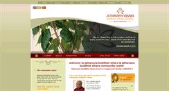 Desktop Screenshot of jethavanavihara.co.uk